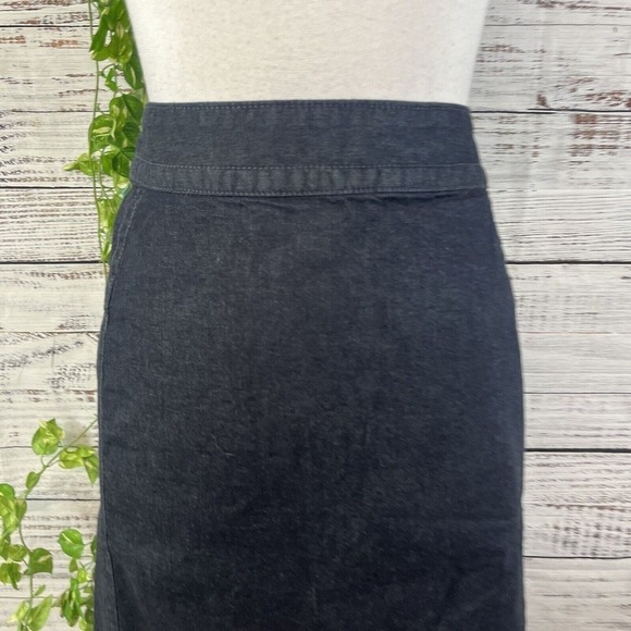 Converse One Star Skirt size 28 Denim Jean Straight Knee Casual Stretch Slim - Picture 3 of 11